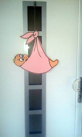 Haust�r Windel rosa - Bild vergr��ern 